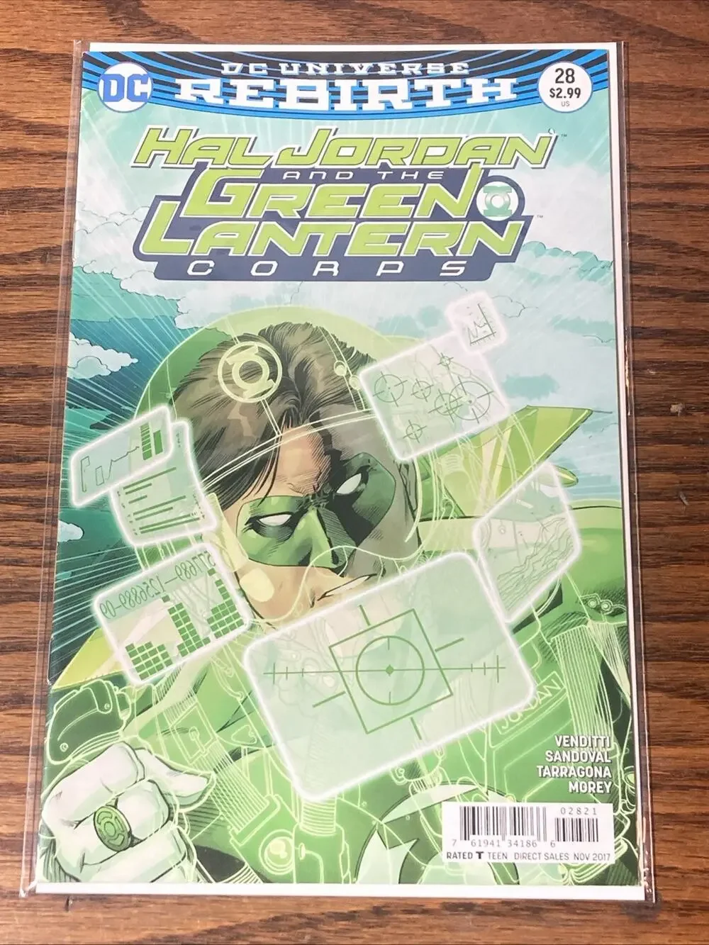 DC Comics Hal Jordan and the Green Lantern Corps #28 2017 Venditti
